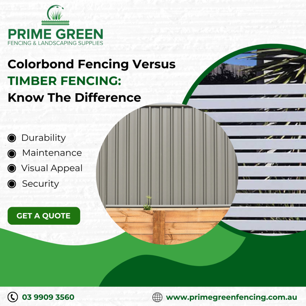 Colorbond & Timber fencing Truganina