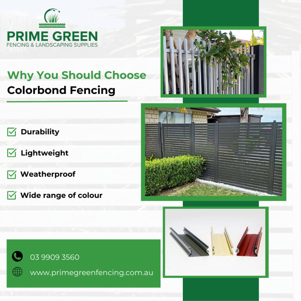 Colorbond fencing supplies Melbourne