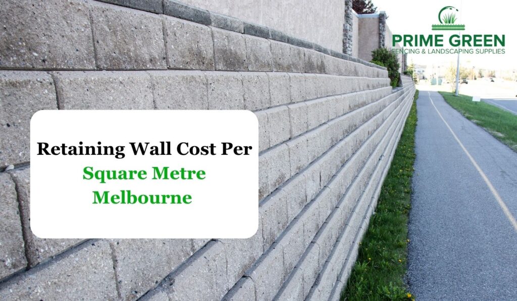 Concrete sleeper retaining wall with galvanised steel posts on a Melbourne residential block