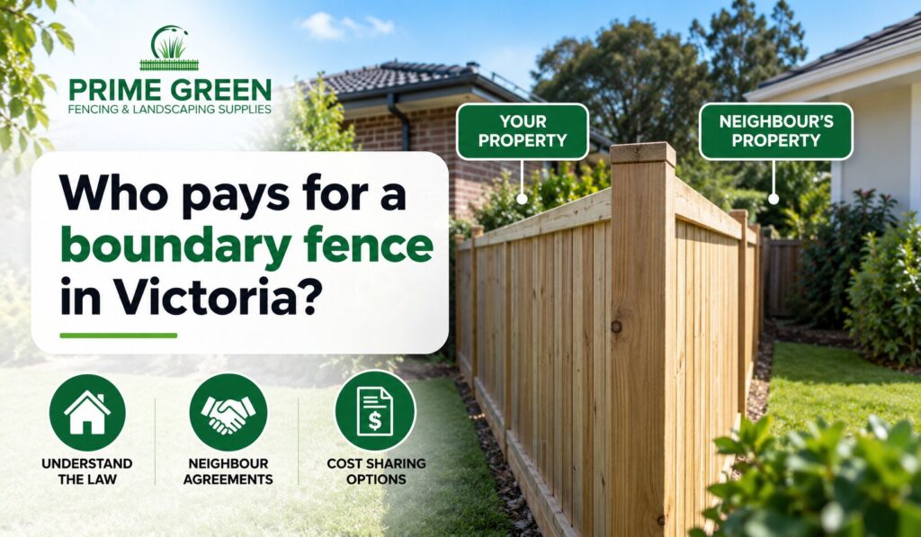 who pays for a boundary fence in Victoria
